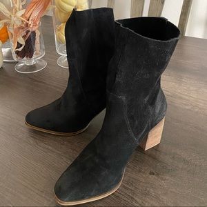 Coconuts by Matisse Black Suede Ankle Bootie